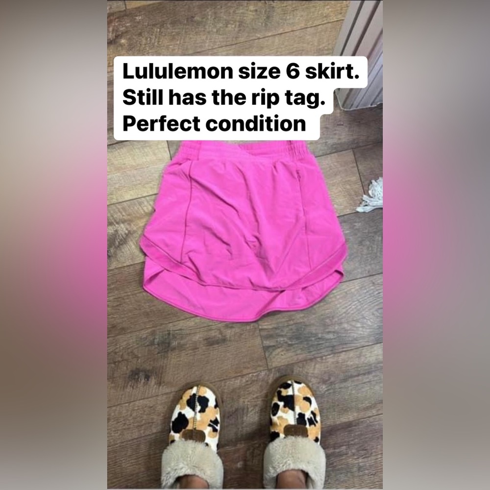 Lululemon hotty hot skirt